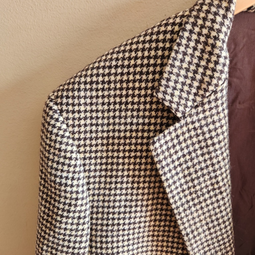 Vintage Houndstooth Blazer - image 4